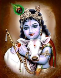Krishna with Cows